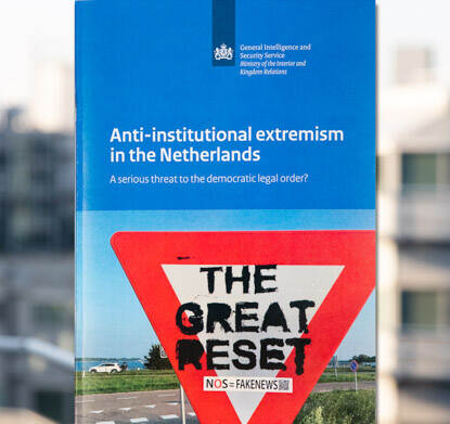 Cover publication Anti-institutional extremism in the Netherlands