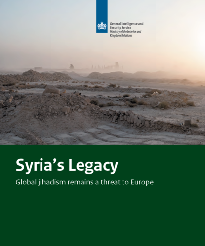 Cover of publication: Legacy of Syria - Global jihadism remains a threat to Europe